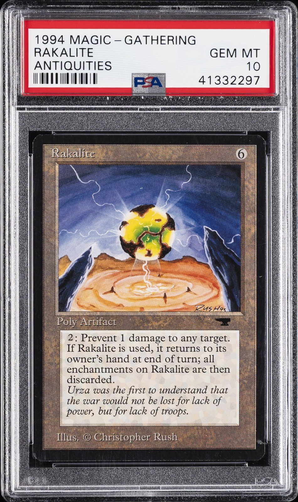 MTG英語版 1994 Antiquities Rakalite PSA 10 鑑定済【中古】｜Basqueバスク