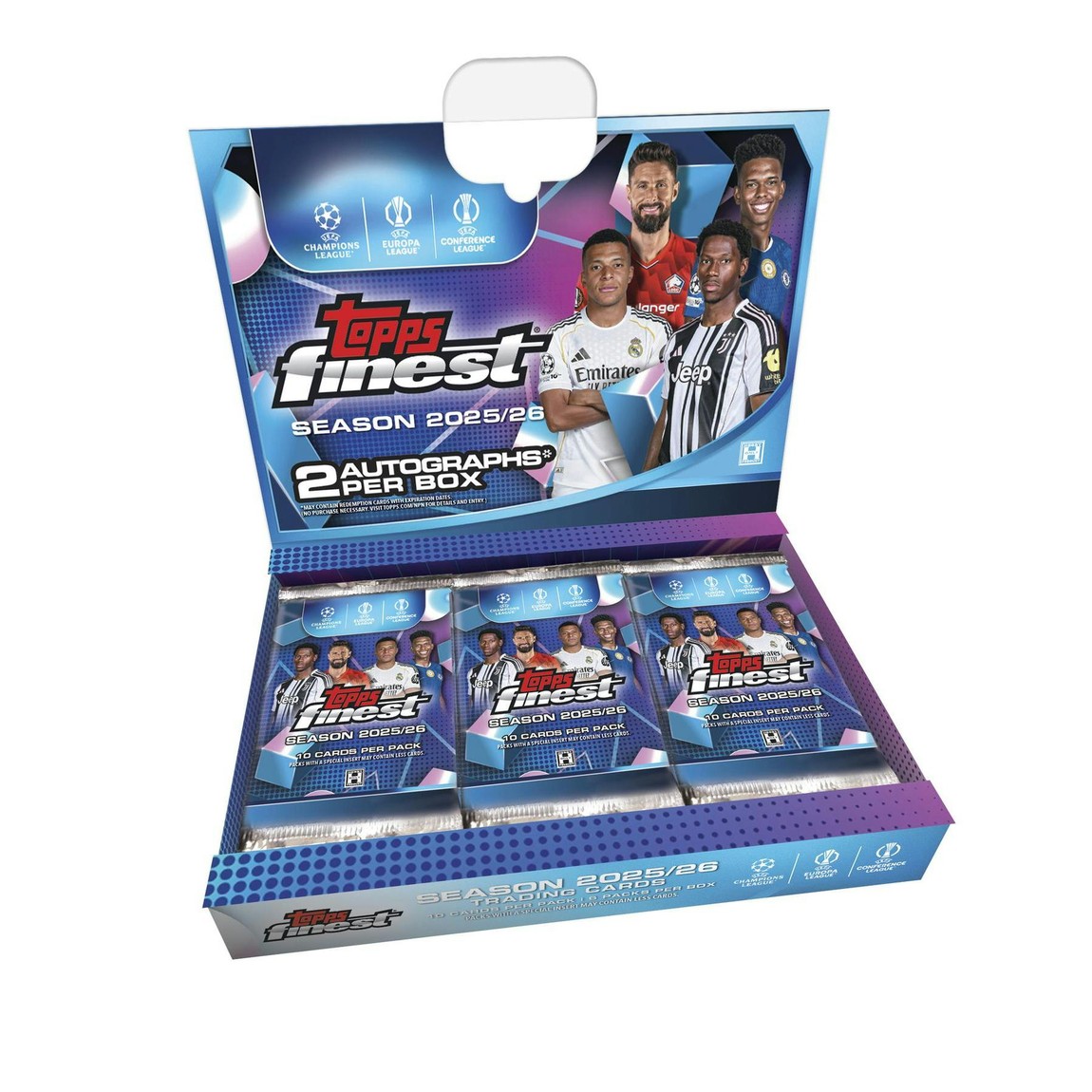 サッカー 2025-26 Topps UEFA Club Competitions Finest Soccer ホビーボックス 直筆サイン2枚封入｜Basqueバスク