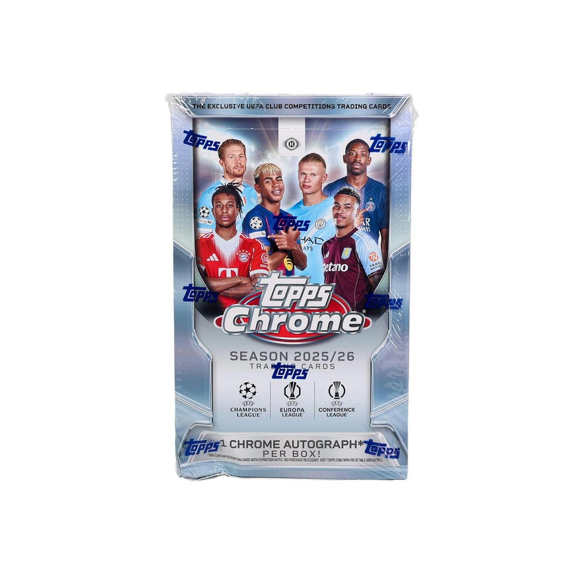 サッカー 2025/26 Topps Chrome UEFA Club Competitions Soccer Hobby Box ホビーボックス 外装小傷あり｜Basqueバスク