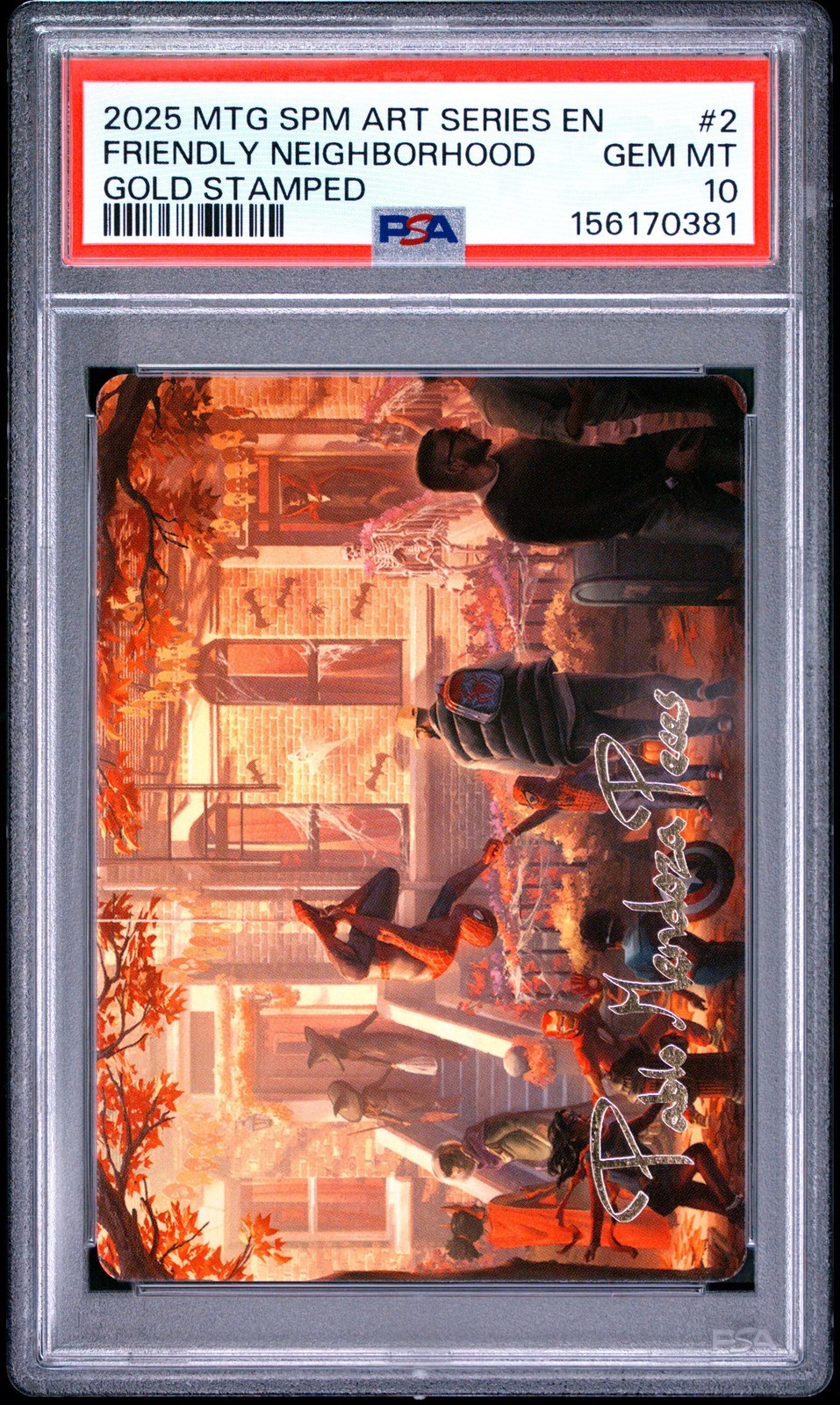 MTG英語版 2025 MTG MARVEL'S SPIDER-MAN ART SERIES Spider-Man Friendly Neighborhood #2 PSA 10 鑑定済【中古】｜Basqueバスク