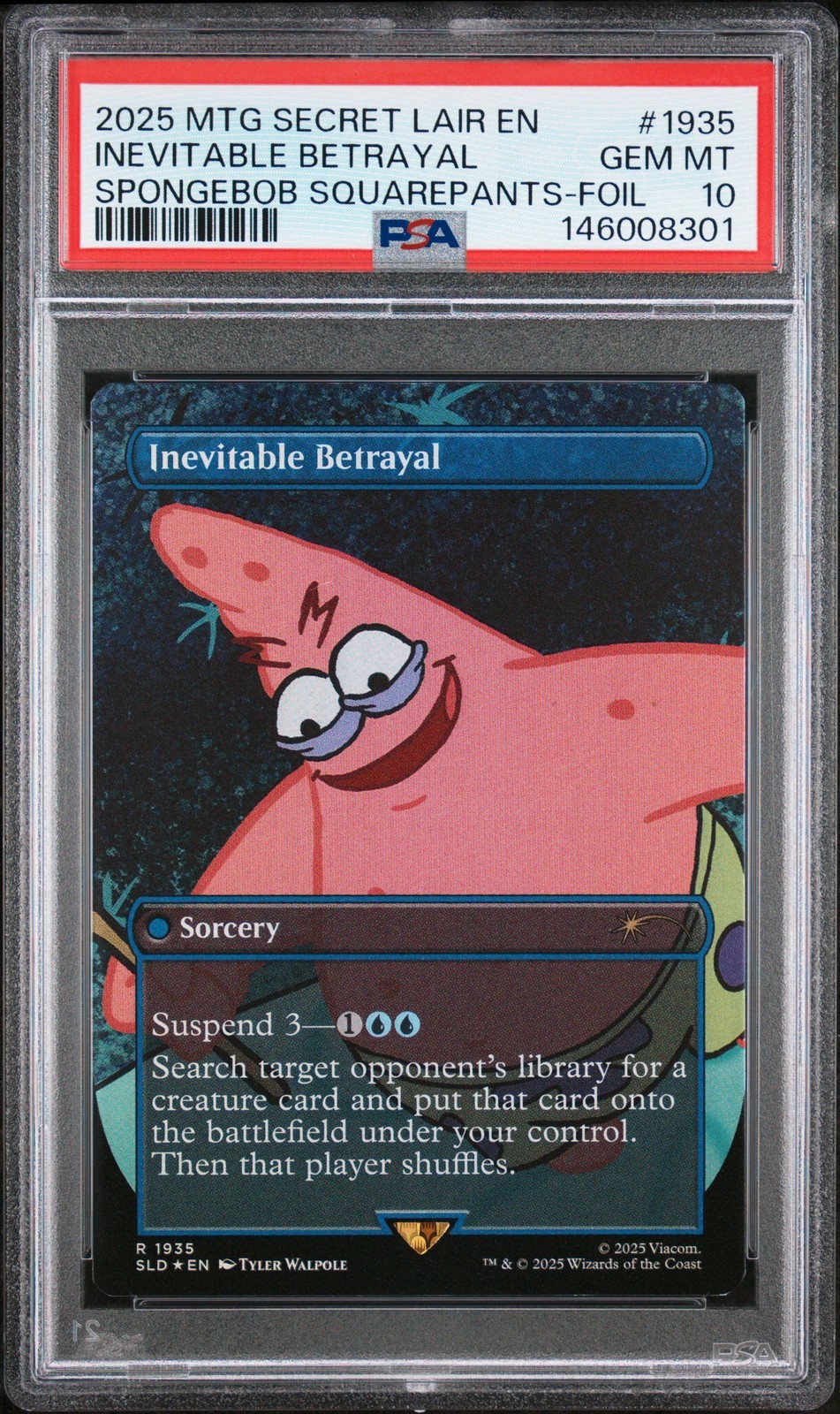 MTG英語版 2025 Secret Lair Drop Inevitable Betrayal #1935 PSA 10 鑑定済【中古】|Basqueバスク