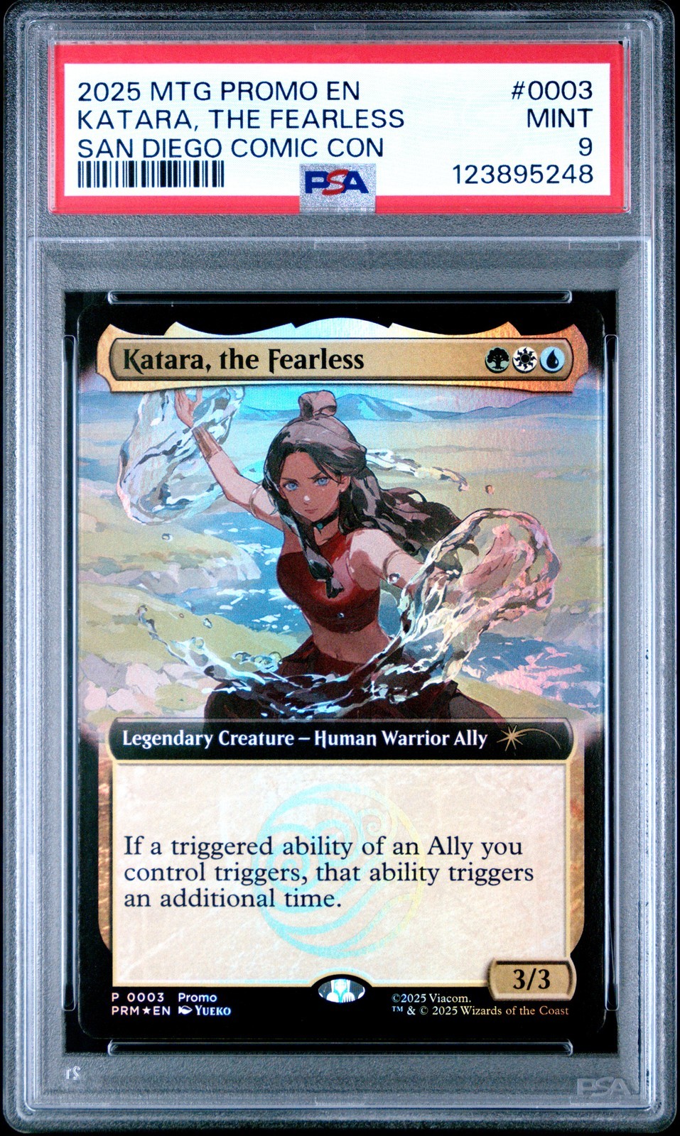 MTG英語版 2025 MTG PROMOS SAN DIEGO COMIC CON 2025 KATARA, THE FEARLESS プロモ #0003 PSA 9 鑑定済【中古】｜Basqueバスク