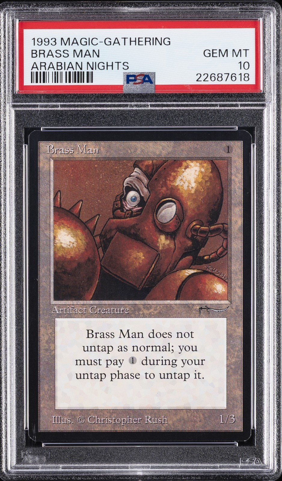 MTG英語版 1993 ARABIAN NIGHTS BRASS MAN PSA 10 鑑定済【中古】|Basqueバスク