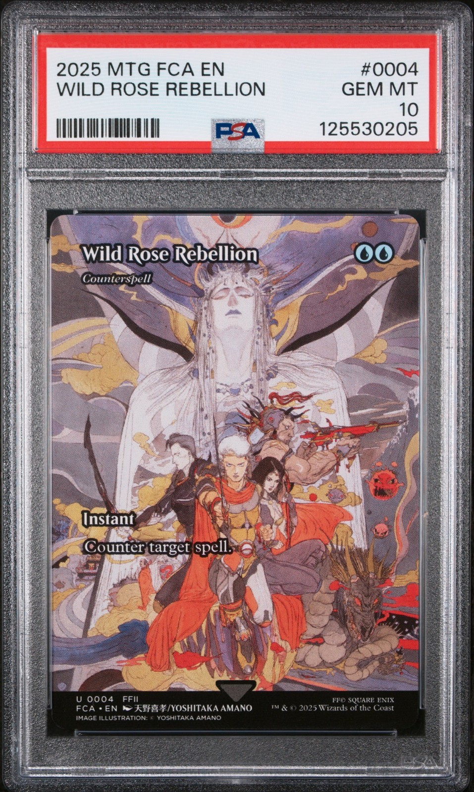 MTG英語版 2025 FINAL FANTASY THROUGH THE AGES WILD ROSE REBELLION #0004 PSA 10 鑑定済【中古】|Basqueバスク