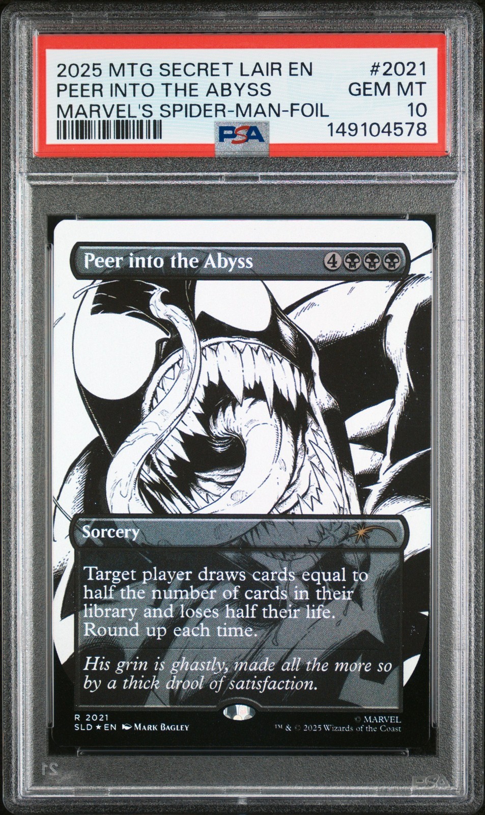 MTG英語版 2025 Secret Lair Drop Peer into the Abyss #2021 PSA 10 鑑定済【中古】｜Basqueバスク