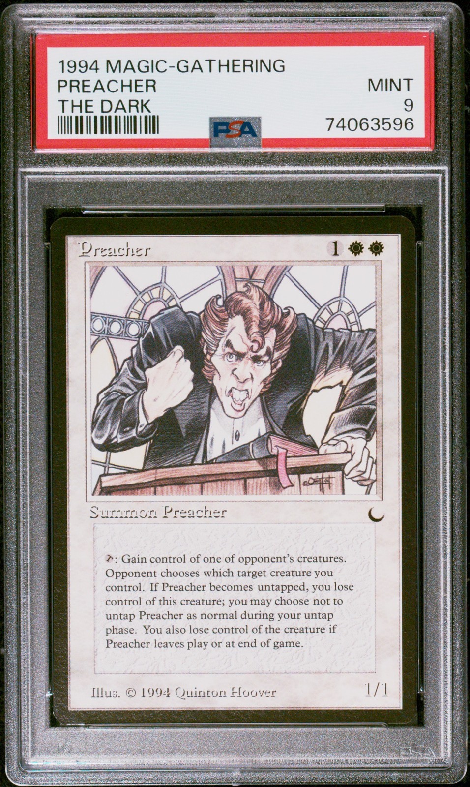 MTG英語版 1994 THE DARK PREACHER PSA 9 鑑定済【中古】｜Basqueバスク