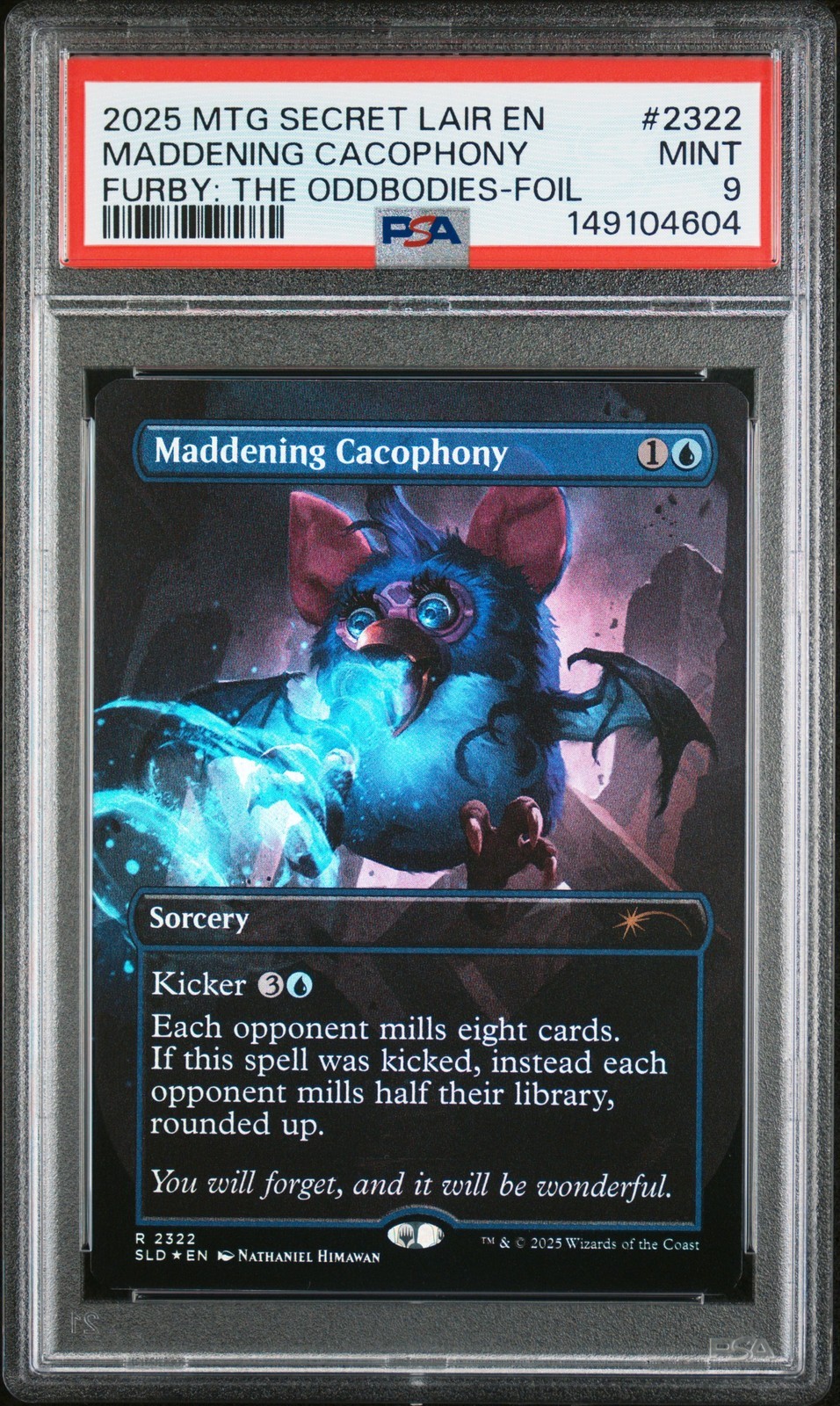 MTG英語版 2025 Secret Lair Drop Furby: The Oddbodies Maddening Cacophony Foil PSA 9 鑑定済【中古】|Basqueバスク