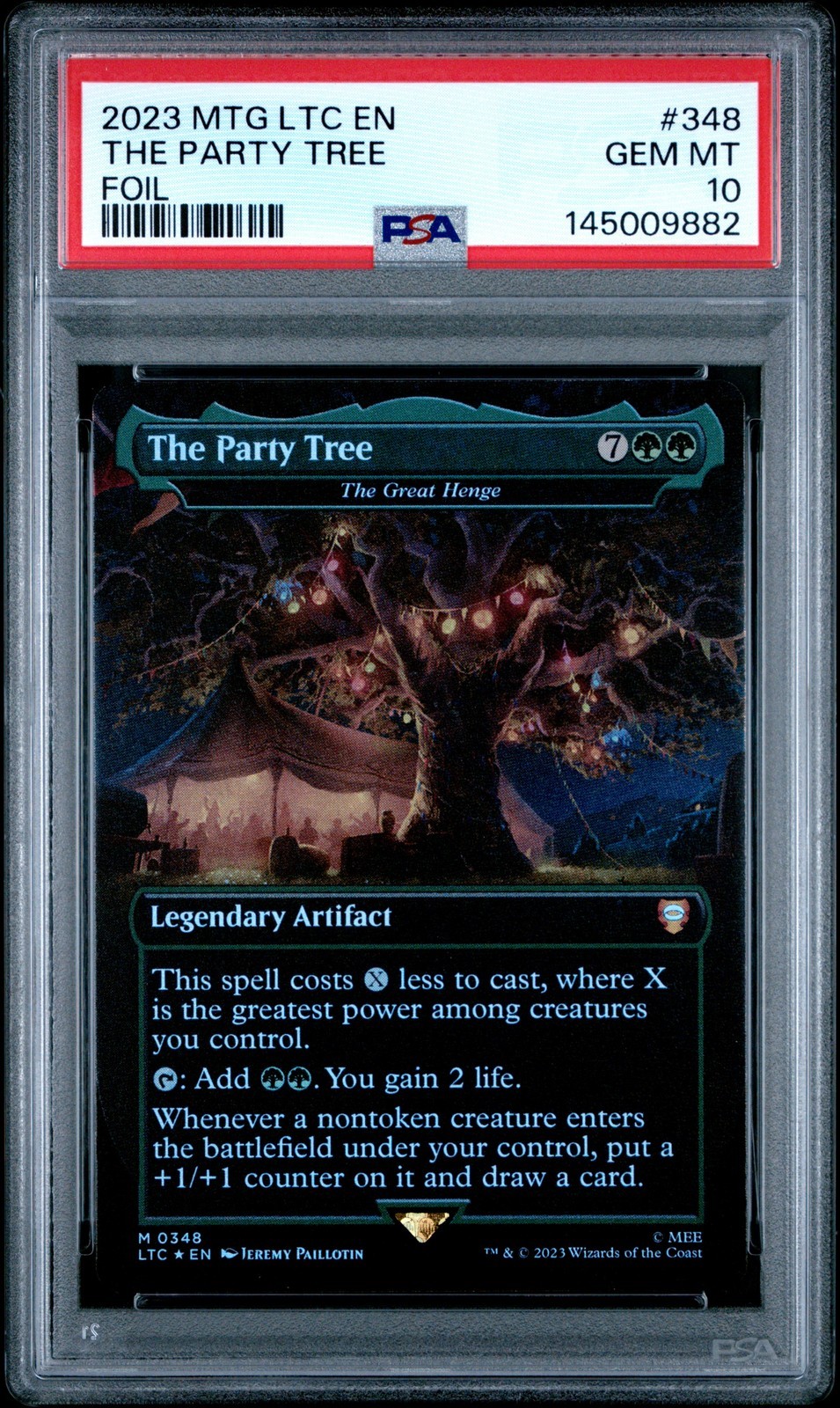 MTG英語版 2023 THE LORD OF THE RINGS: TALES OF MIDDLE-EARTH THE PARTY TREE PSA 10 鑑定済【中古】|Basqueバスク