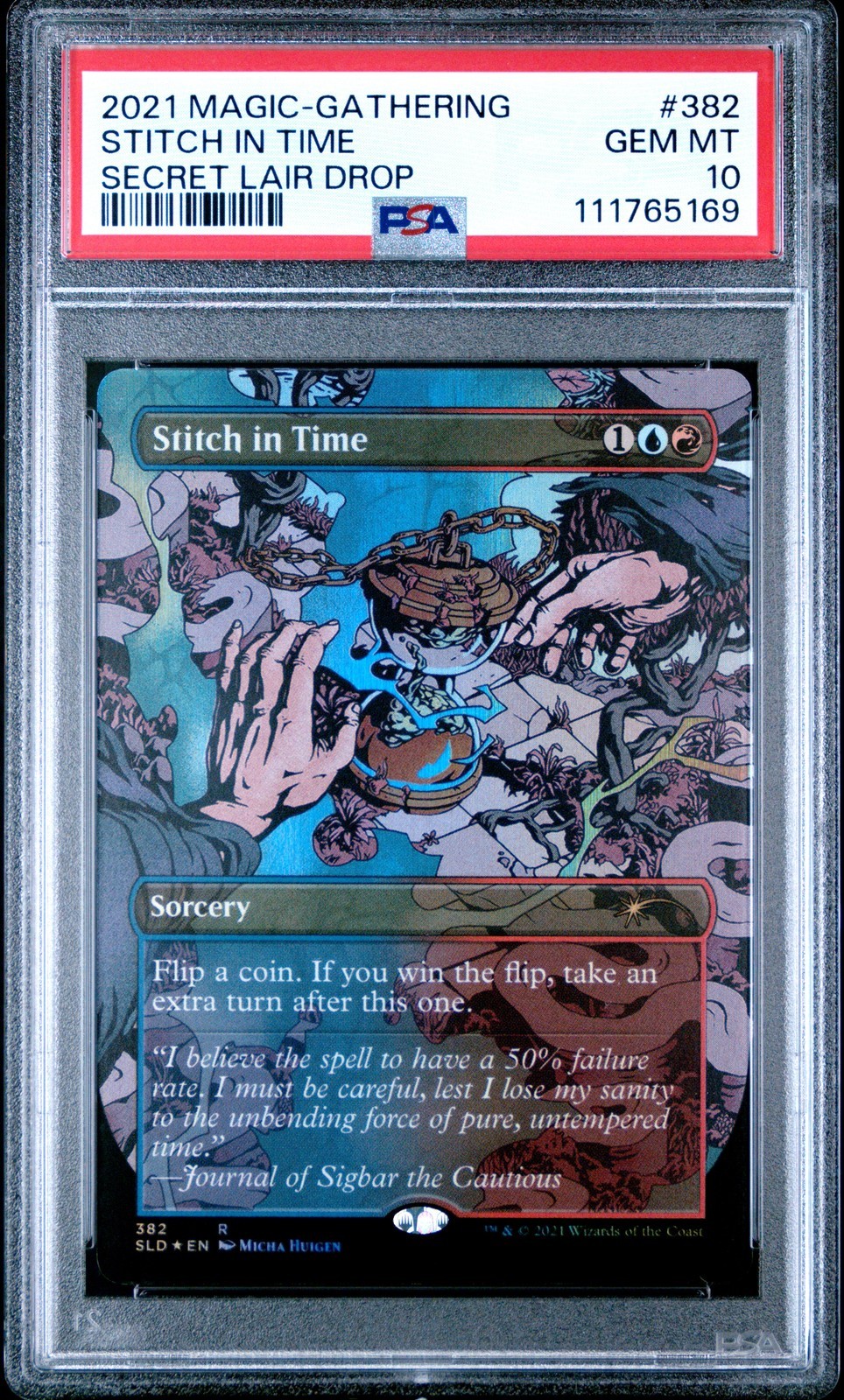MTG英語版 2021 Secret Lair Drop Stitch in Time #382 PSA 10 鑑定済【中古】|Basqueバスク