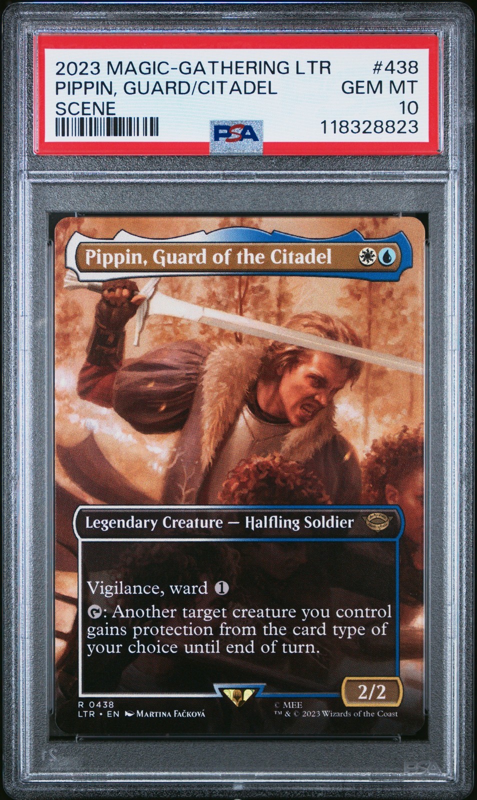 MTG英語版 2023 SCENE PIPPIN, GUARD OF THE CITADEL ピピン、シタデルの衛兵 #438 PSA 10 鑑定済【中古】|Basqueバスク