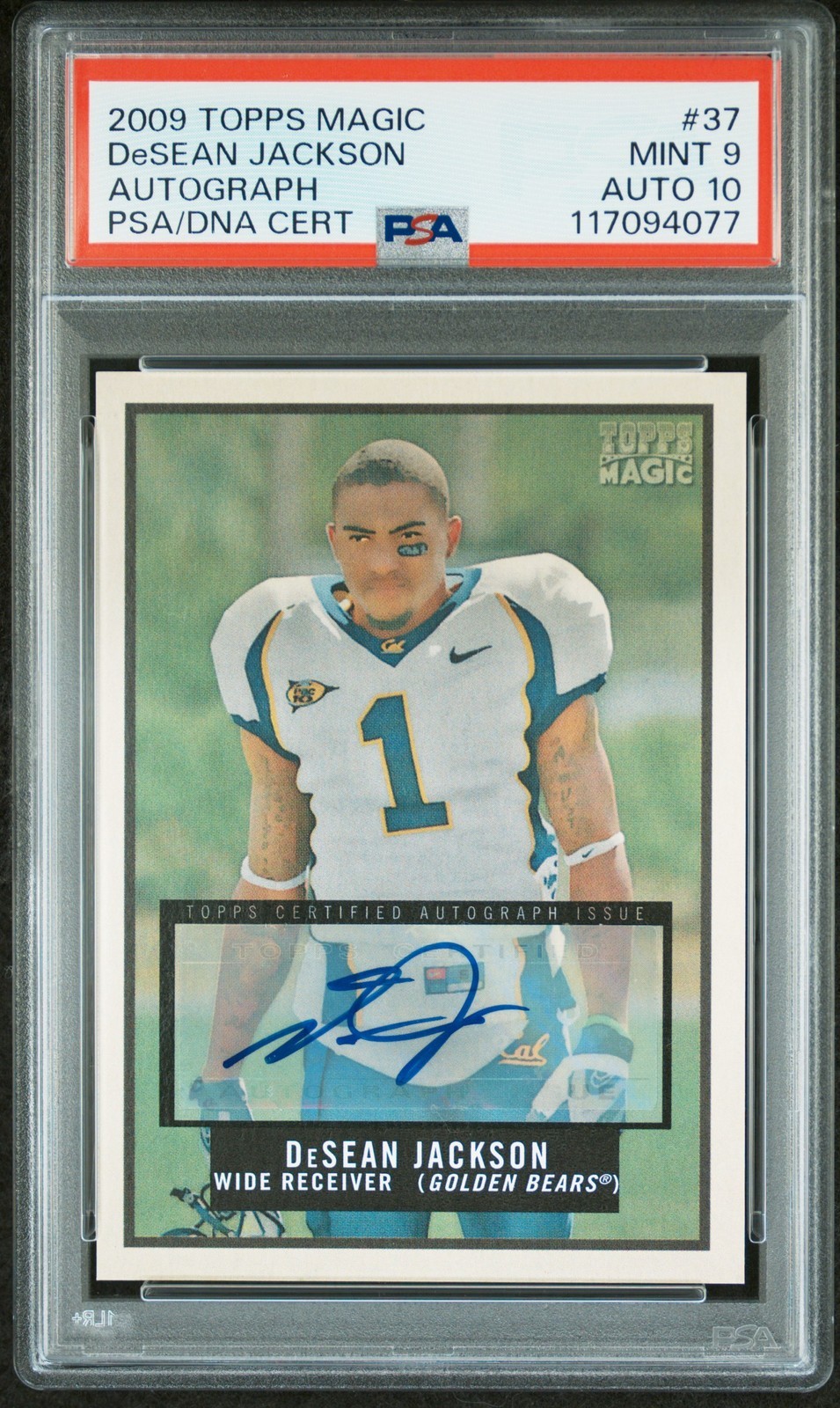 MTG英語版 2009 Topps Magic DeSean Jackson Auto #37 PSA 9 鑑定済【中古】|Basqueバスク