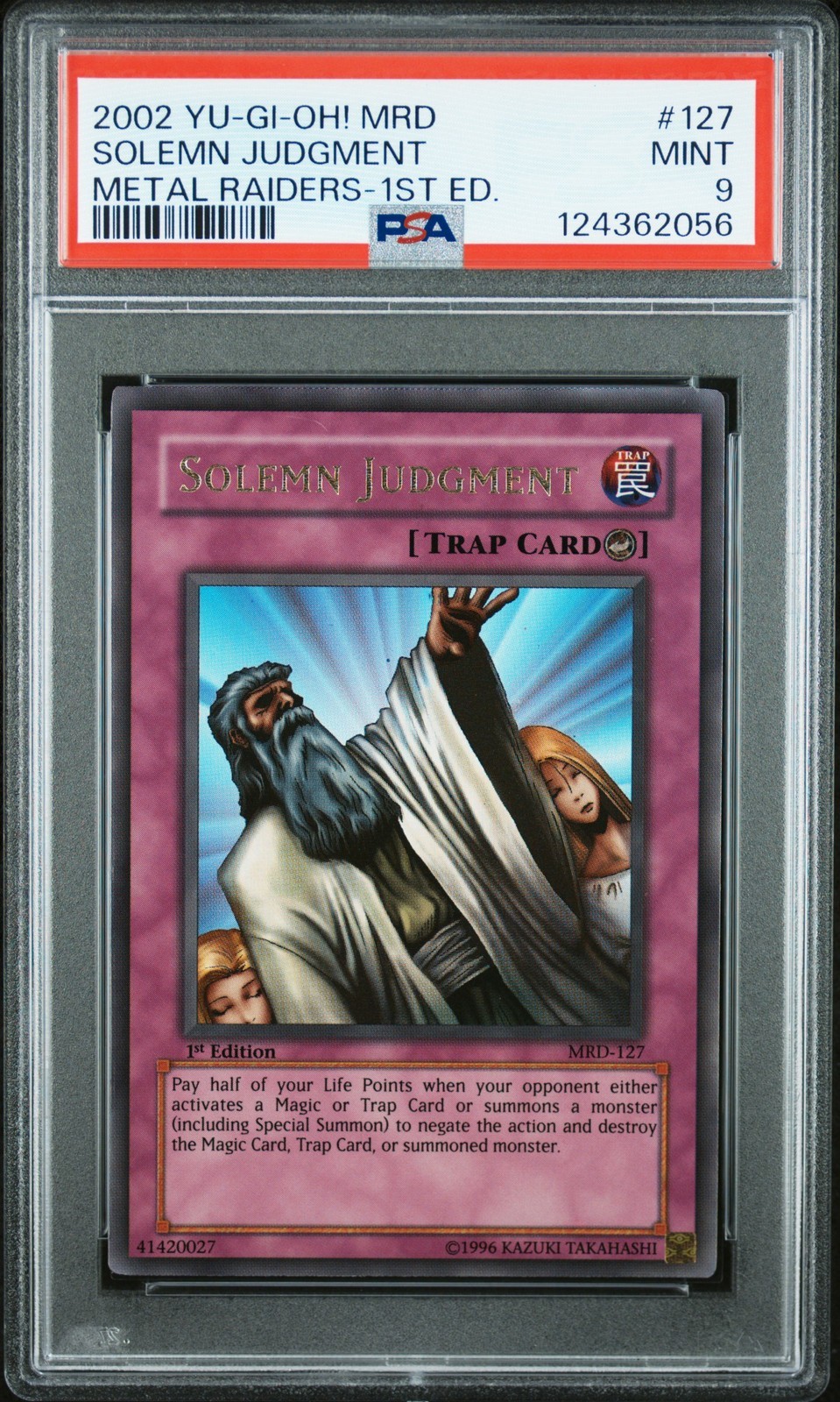 遊戯王英語版 2002 MRD-METAL RAIDERS SOLEMN JUDGMENT 1ST EDITION #127 PSA 9 鑑定済【中古】|Basqueバスク