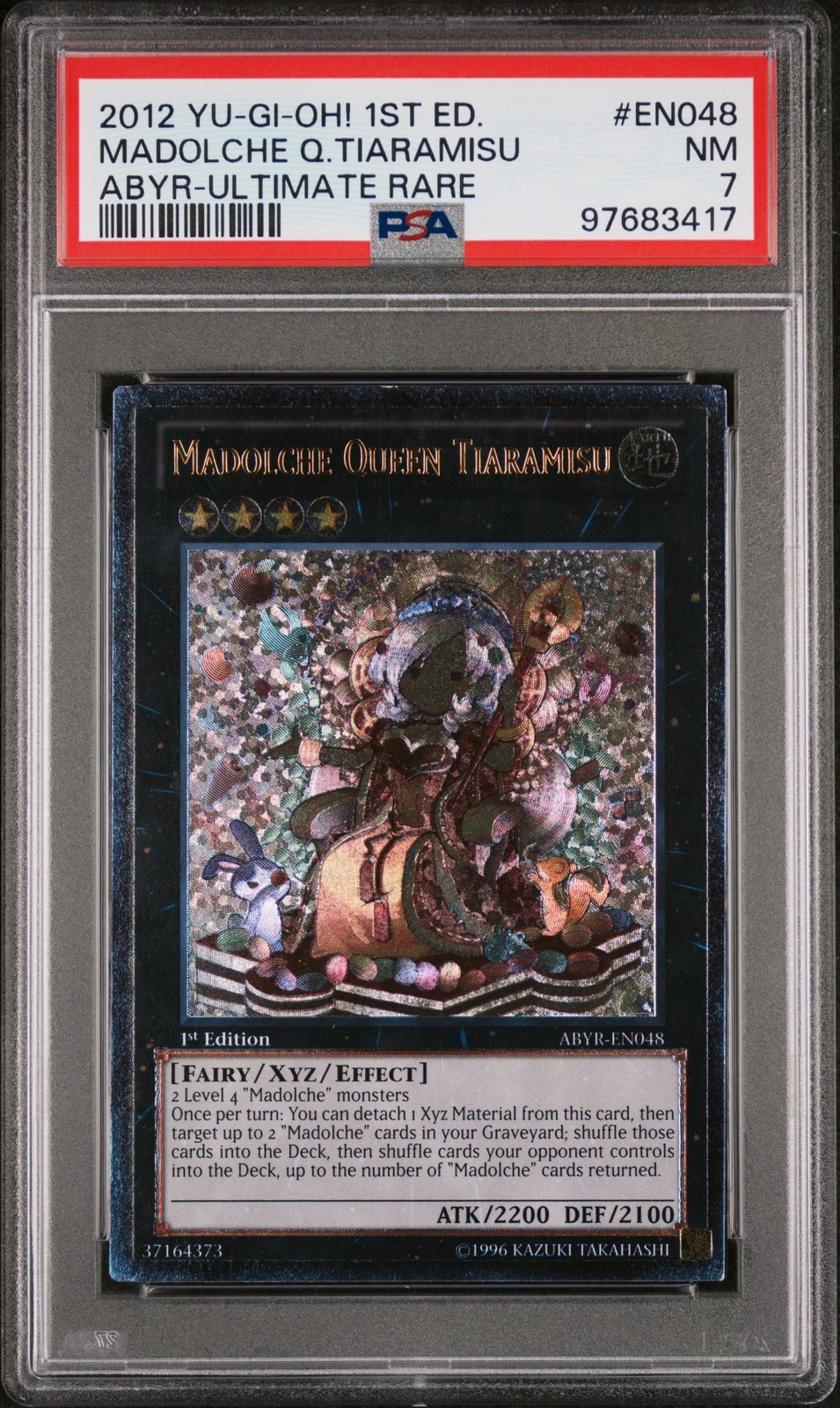 遊戯王英語版 2012 ABYR-ABYSS RISING MADOLCHE QUEEN TIARAMISU #EN048 PSA 7 鑑定済【中古】｜Basqueバスク