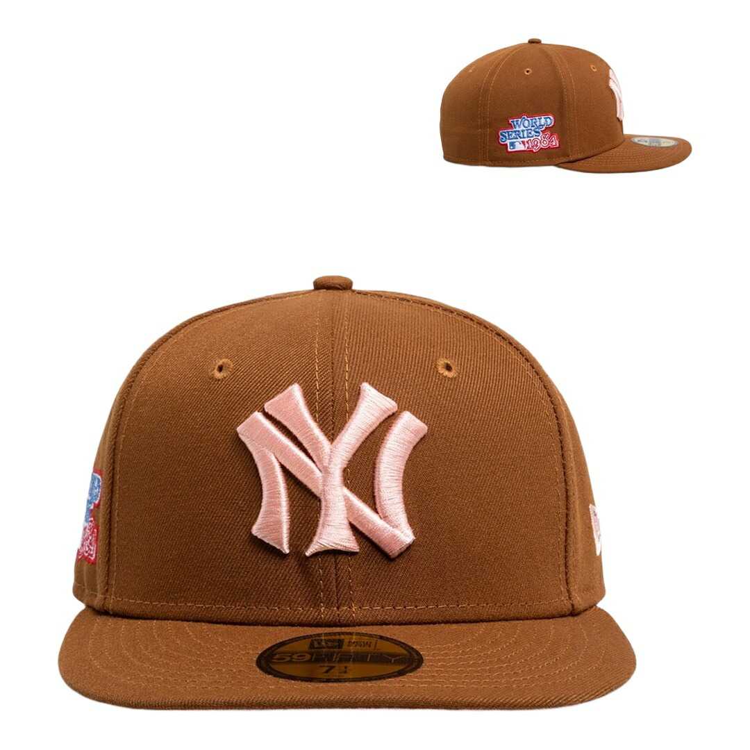 New Era ニューヨーク州 ヤンキース 59FIFTY MLB 旗がしら フィッテッド 赤銅色 かぶり笠