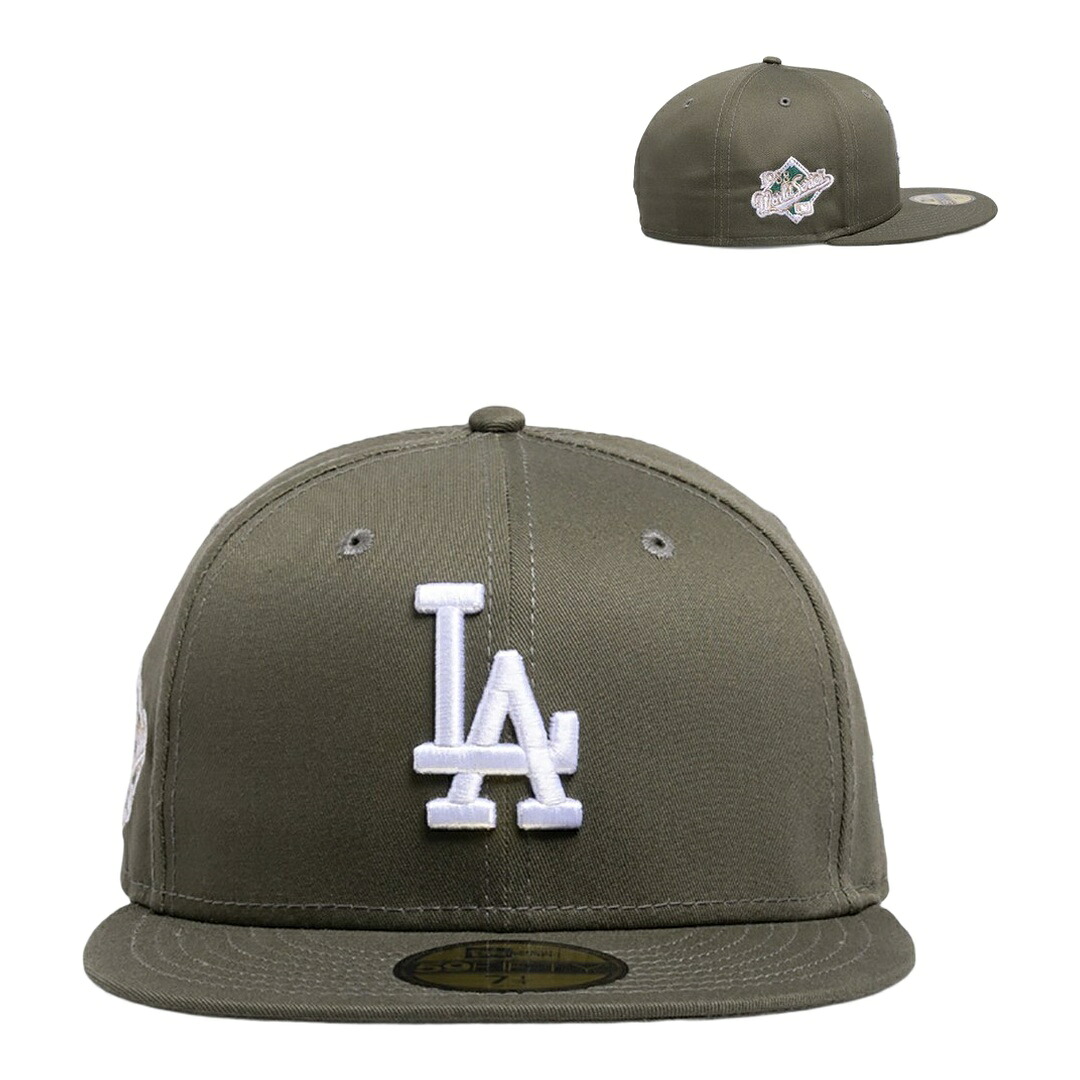 New Era ロサンゼルス・ドジャース 59FIFTY フィッテッド キャップ ニューオリーブ グリーン MLB 帽子｜Basqueバスク 11,680円