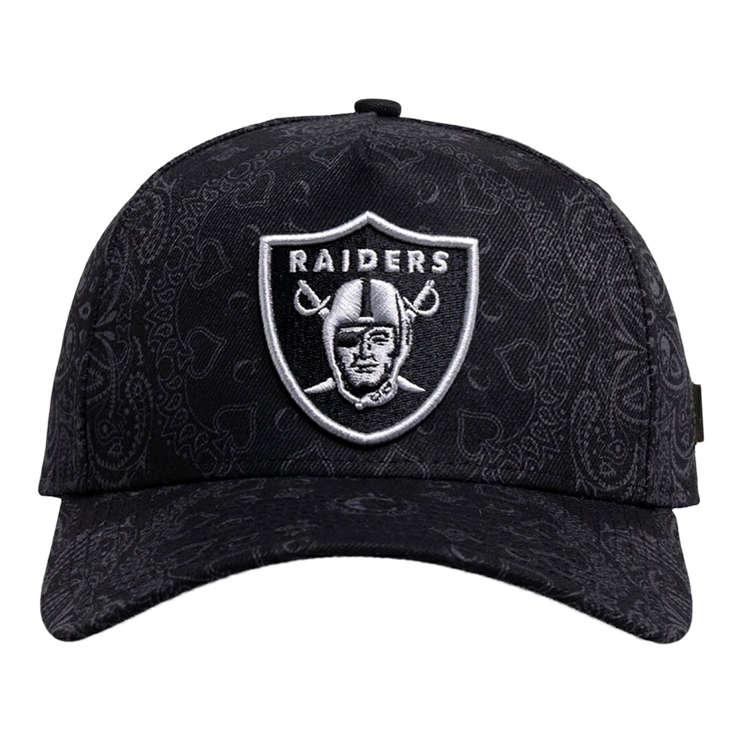 New Era ラスベガス・レイダース Black Tonal 9FORTY A-Frame スナップバック 旗がしら 黒いこと かぶり笠 NFL