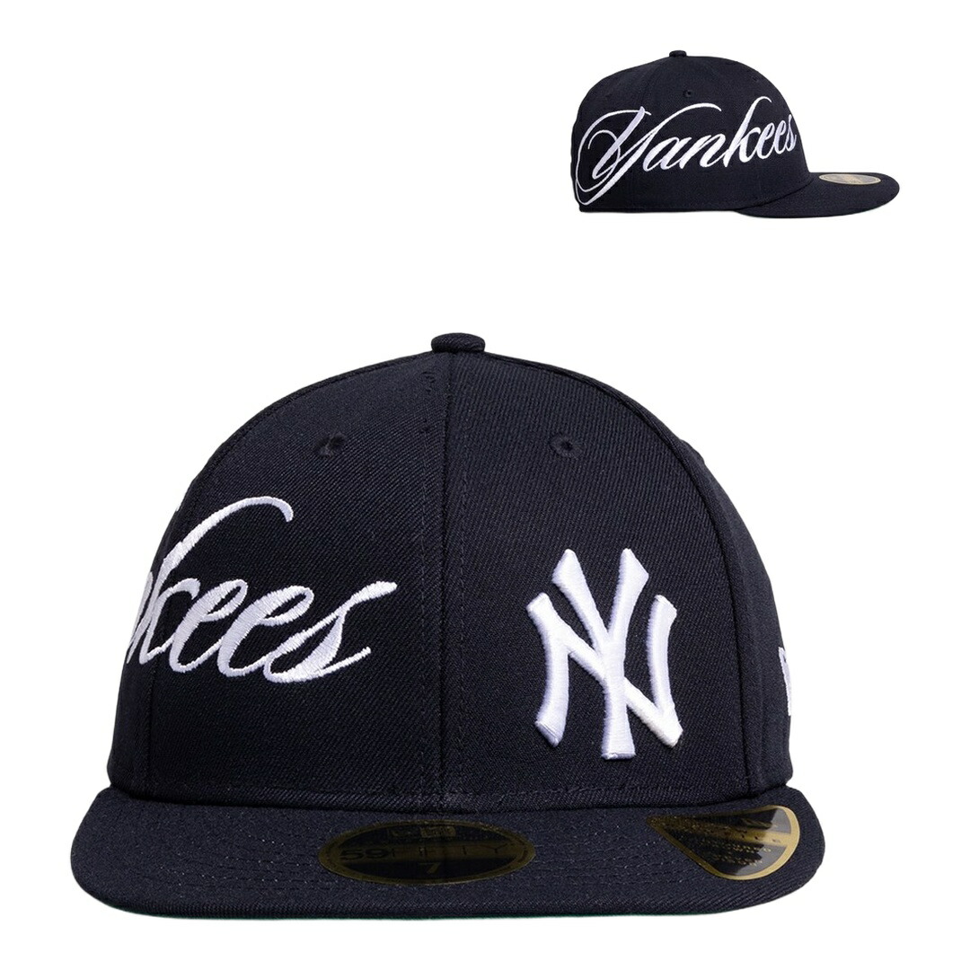 New Era ニューヨーク州・ヤンキース MLB Side Script 59FIFTY フィッテッド 旗がしら 米国海軍