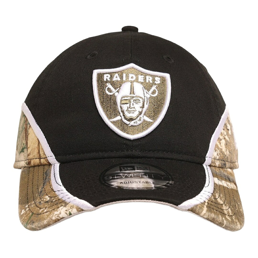 New Era ラスベガス・レイダース ブラック リアルツリー 9TWENTY ストラップバック キャップ 帽子 NFL ブラック リアルツリー｜Basqueバスク 10,650円