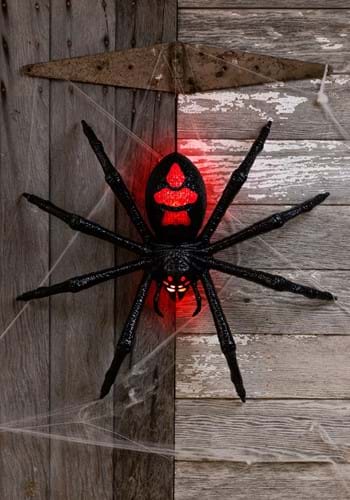 レッドライトスパイダーディスプレイ ハロウィン ホラーグッズ イベント 装飾