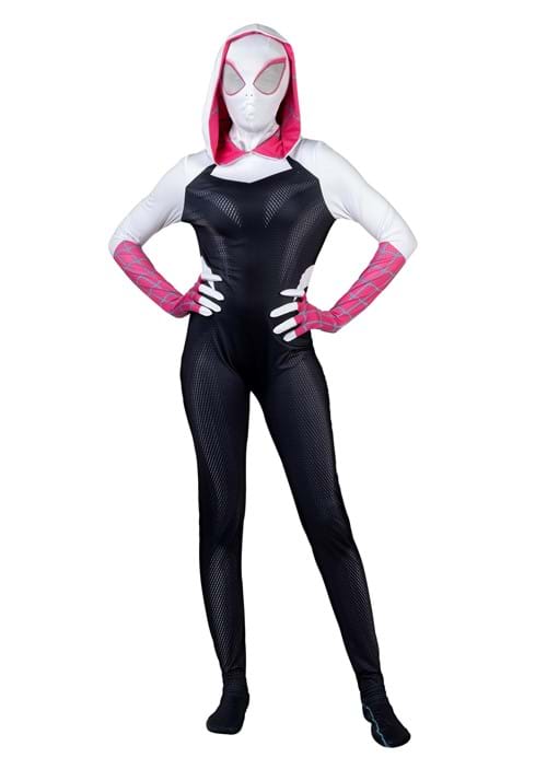 レディース スパイダーグウェン ゼンタイスーツ コスチュームイベント ハロウィン コスプレ 大人女性|Basqueバスク