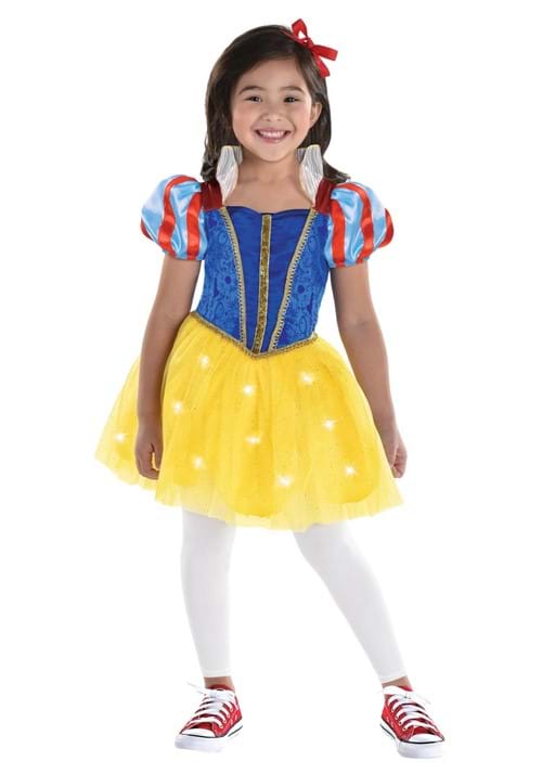 女の子用 幼児 白雪姫 光る コスチューム ハロウィン コスプレ衣装｜Basqueバスク