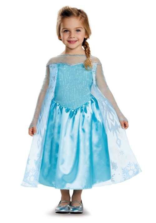 女の子用 アナと雪の女王 エルサ クラシック 幼児コスチューム ハロウィン コスプレ衣装
