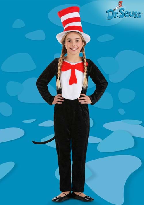 キッズ用 キャット・イン・ザ・ハット コスチューム ハロウィン コスプレ衣装
