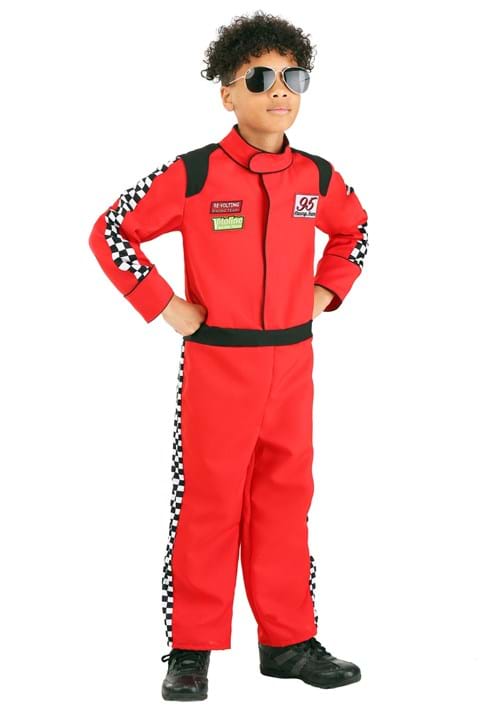 レッドレーサー ジャンプスーツ コスチューム 子供用 ハロウィン コスプレ衣装