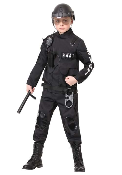 キッズ SWAT コマンダー コスチューム ハロウィン コスプレ衣装