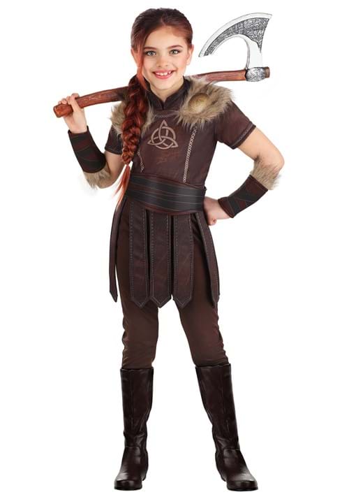 女の子用 勇敢なバイキング コスチューム ハロウィン コスプレ衣装｜Basqueバスク