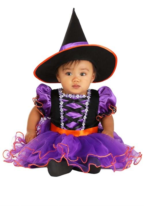 赤ちゃん用 パープルリボン ウィッチ コスチューム ハロウィン コスプレ衣装