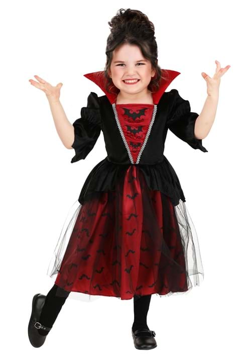 女の子用 ミッドナイト ヴァンパイア コスチューム ハロウィン コスプレ衣装