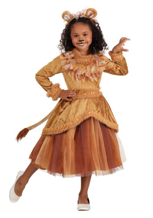 女の子用 ラブリーライオン ドレス コスチューム