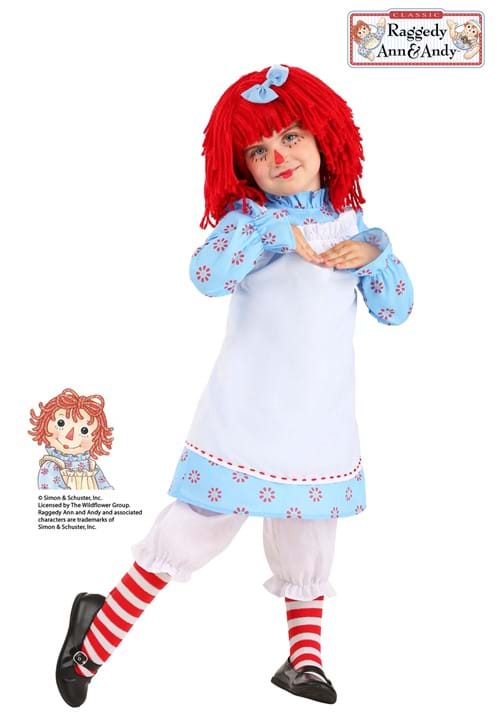 ラガディ・アン 幼児用 女の子 コスチューム