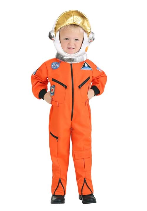 幼児用 オレンジ 宇宙飛行士 ジャンプスーツ コスチューム|Basqueバスク