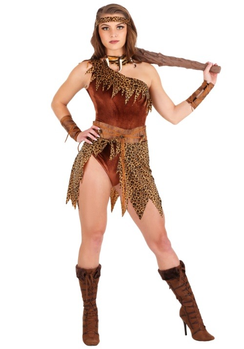 フィアース ケイブウーマン 女性用コスチューム ハロウィン コスプレ|Basqueバスク