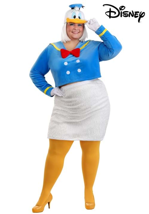 レディース 大きいサイズ Disneyディズニー ドナルドダック コスチューム　ハロウィンコスプレ｜Basqueバスク