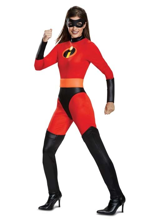 インクレディブル・ファミリー クラシック エラスティガール コスチューム レディース 大人 女性 ハロウィン コスプレ衣装