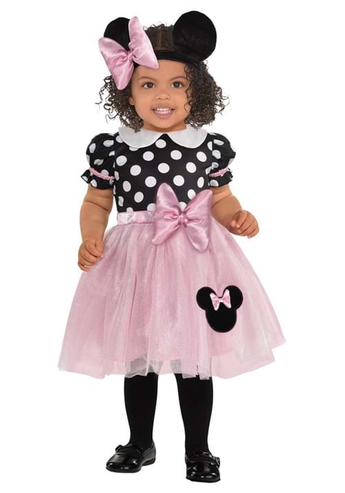 ピンク ミニーマウス ベビー 女の子用 コスチューム キッズ 子供用 ハロウィンコスプレ|Basqueバスク