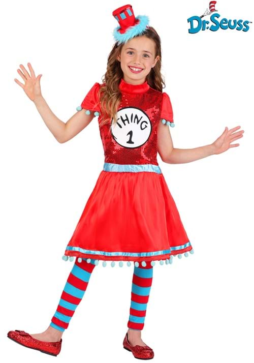 女の子 Dr. Seuss シング1 シング2 コスチューム ドレス ハロウィン コスプレ｜Basqueバスク
