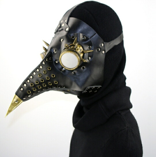 楽天市場 医師マスク 仮面 ホラーマスク 黒 ハーフ ペストマスク ゴーグル 2点セットハロウィン マスク パーティーグッズ コスプレ ブラック 送料無料 Tak A34 モントレーブ