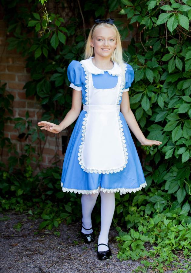ガールズ シュープリーム アリス コスチューム 3点セット 女の子用 ガール用 キッズ用 子供用 ハロウィン 仮装 パーティ コスプレ|Basqueバスク