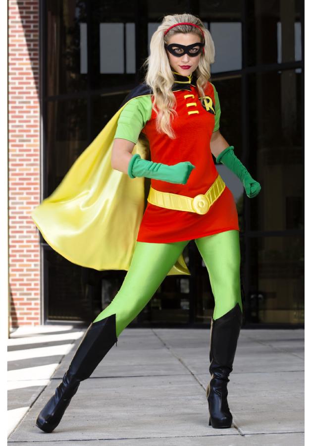 DC ウーマン ロビン 大人用 コスチューム ハロウィン コスプレ 衣装 仮装 5点セット｜Basqueバスク