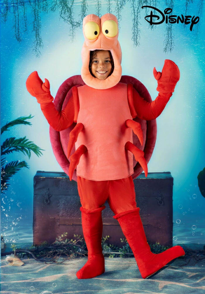 Disney ディズニー リトル・マーメイドリトル・マーメイド セバスチャン コスチューム キッズ 子供用 ハロウィンコスプレ