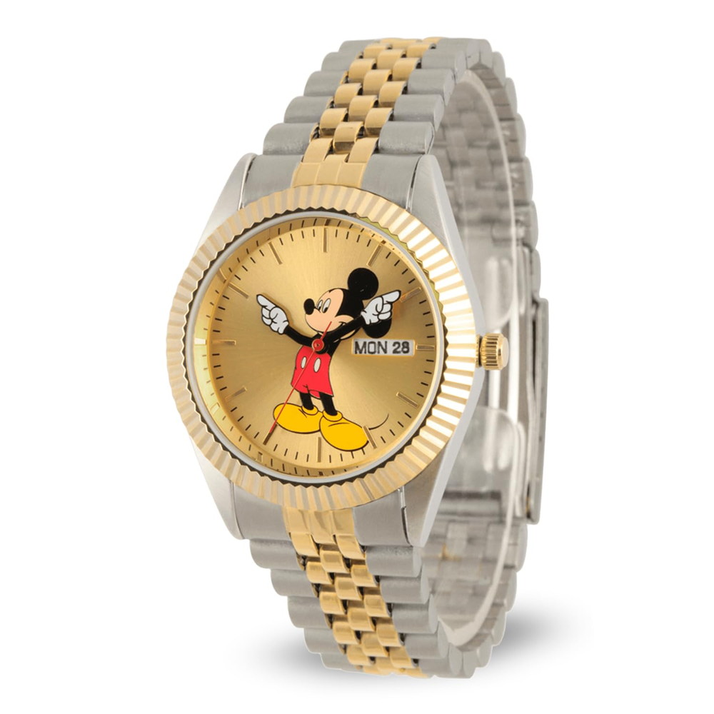 ディズニー ミッキーマウス 腕時計 ヴィンテージデザイン マルチカラーステンレススチールストラップ 9,282円