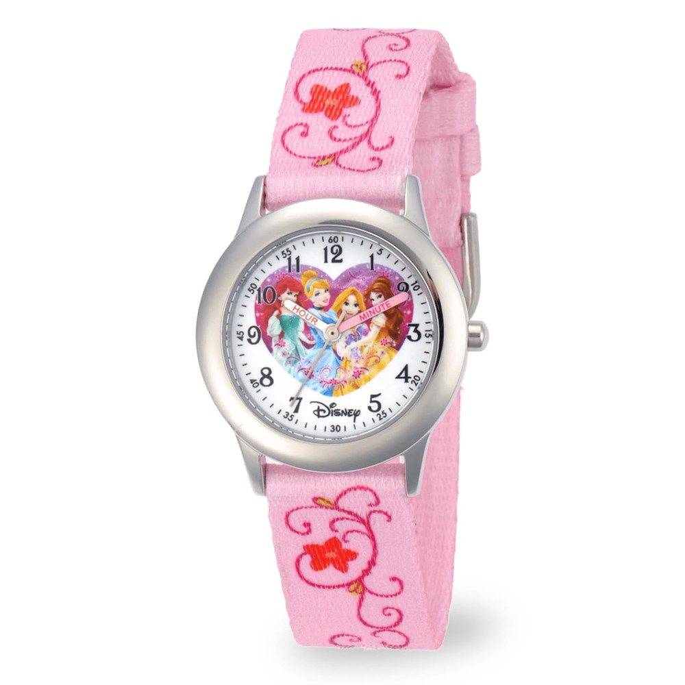 ディズニー プリンセス キッズ 時計 ステンレススチール アナログストラップ