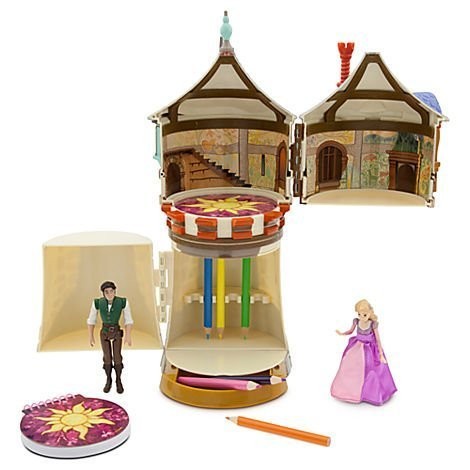 ディズニー 塔の上のラプンツェル ラプンツェル タワー アート プレイセット ドール2体 色鉛筆 メモ帳 おままごと おもちゃ|Basqueバスク
