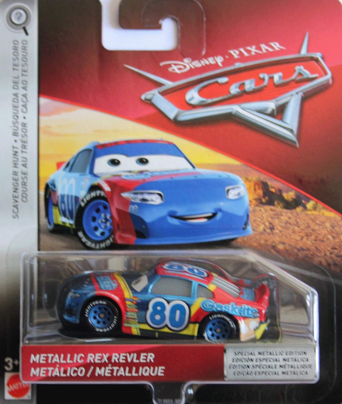 ディズニー カーズ レックス・レブラー ダイキャスト製 ミニカー おもちゃ 1/55スケール メタリック キャラクター|Basqueバスク