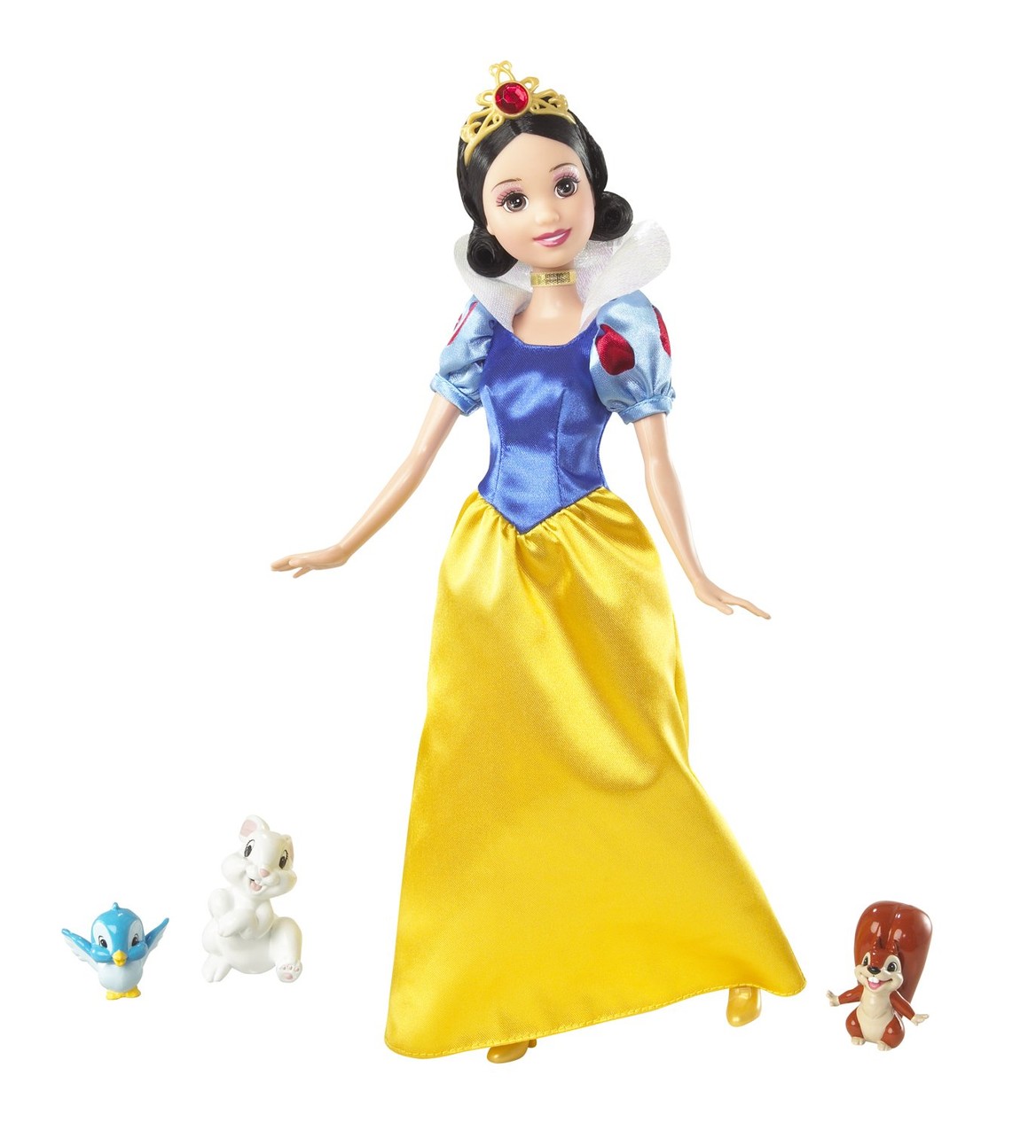ディズニー 白雪姫 プリンセス 人形 ドール プレイセット フィギュア 動物の仲間たち 4体セット|Basqueバスク