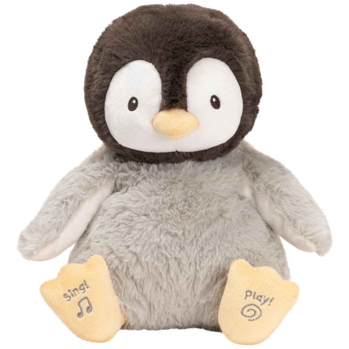 GUND Kissy The Penguin 動くぬいぐるみ ペンギン 歌う 手を動かす 30cm ブラック ホワイト グレー ベビーおもちゃ｜Basqueバスク 10,008円
